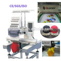 Computer used embroidery machine single head for t-shirt shoes gloves clothes embroidery